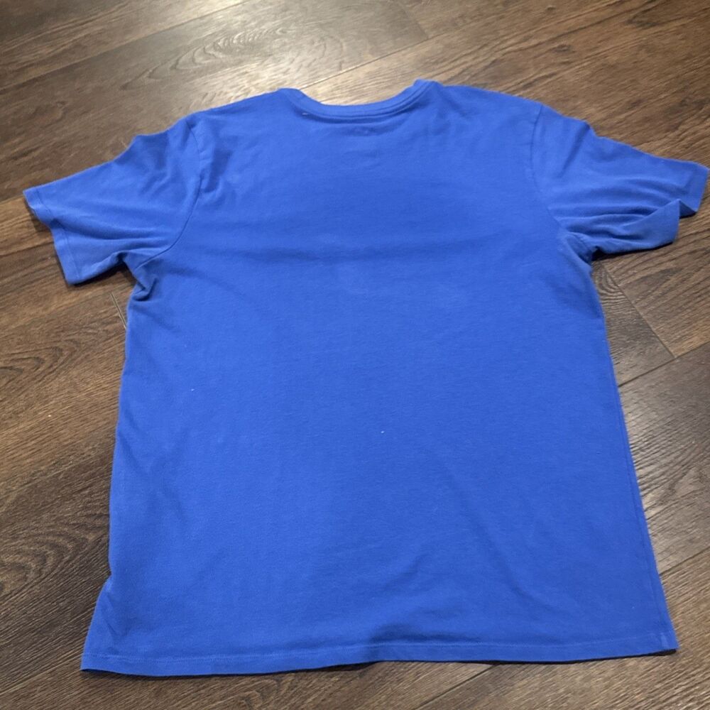Nike DRI-FIT Graphic T-Shirt Men's Blue Short Sleeve Activewear Top Mens Large - Picture 7 of 7